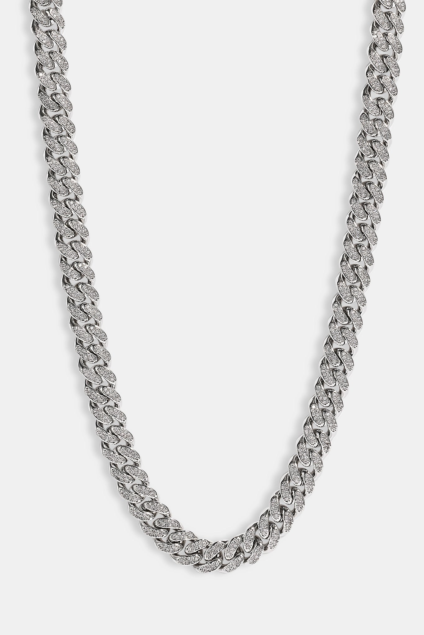 Iced Cuban Chain - 12mm - White